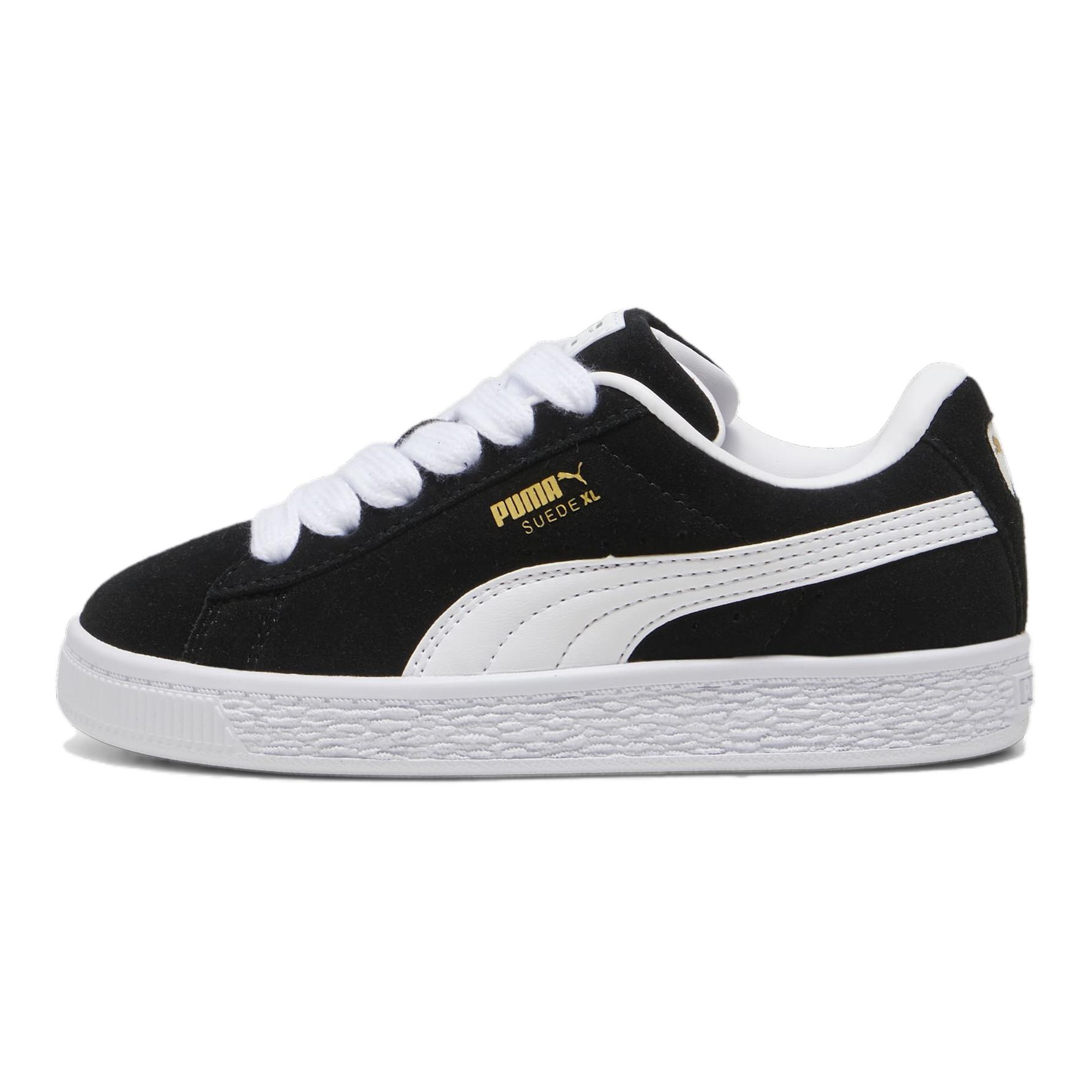 

Новые детские низкие кеды PUMA Suede Series, противоскользящие, износостойкие, для скейтбординга, черные, детские 396578-02 30