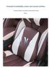 Memory Foam Neck and Lumbar Support Set for Geely Xingyue L: Seat Covers, Headrest, and Backrest