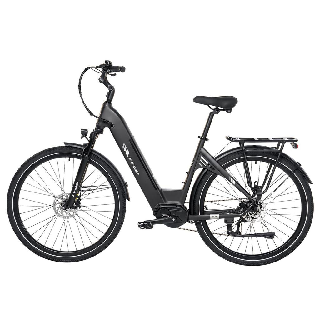 TTGO C7 SE All-Terrain High-end Electric Bicycle 36V18Ah Battery 28 Inch Wide Tires 250W Motor E- Mountain Bike With TowSeat