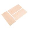 3Pcs Maple Guitar Head Veneer Plate Headplate DIY Replacement Part for Luthiers