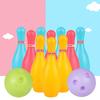 1set/12pcs Mini Bowling Set Physical Exercise Hand-Eye Coordination Training Backyard Indoor Outdoor Party Leisure Sports XJM