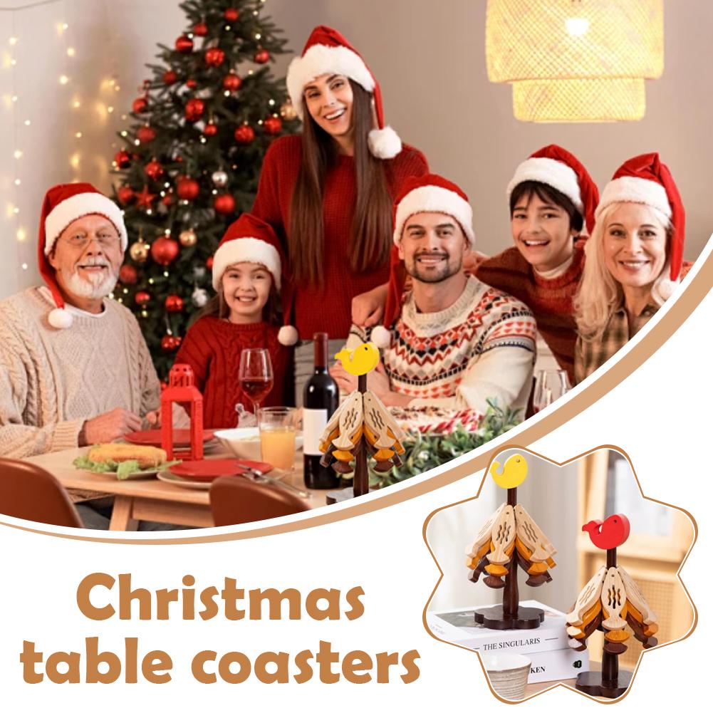 Tree Insulation Mat Solid Wood Dining Table Anti Scalding Mat Pot Mat Festival Gift Creative And Personalized Home Decoration