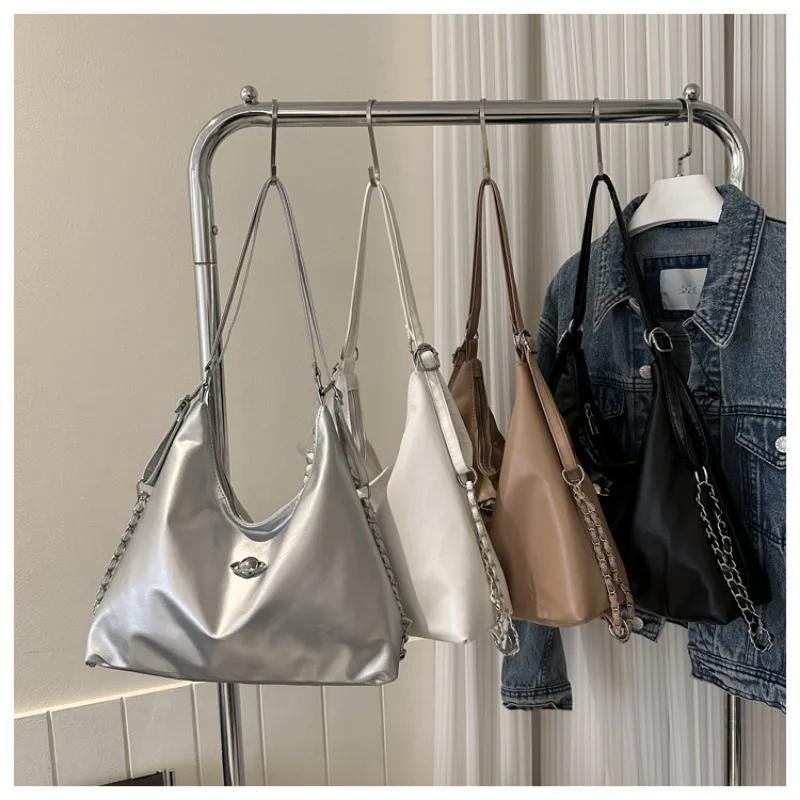 Geantă de umăr de damă de mare capacitate Geantă crossbody de damă Geantă de clasă pentru studenți Stil nou leneș de lux