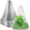 Plastic Plant Bells Transparent Dia 7.7 Inch Greenhouse