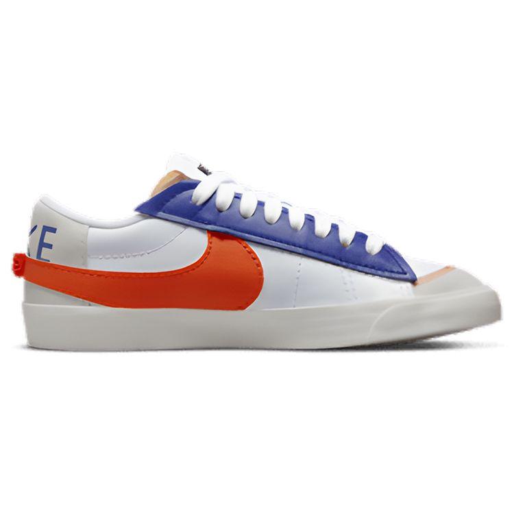 Nike Blazer Low 77 Jumbo Deep Royal Safety Orange Men Sneakers White Safety-Orange-Sail-Deep-Royal-Blue-Medium-Blue DV9122-181
