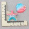 Gradient Shell Starfish Resin Charms Ocean Series DIY Hair Fridge Magnet Phone Case Shoe Buckle Craft Accessories