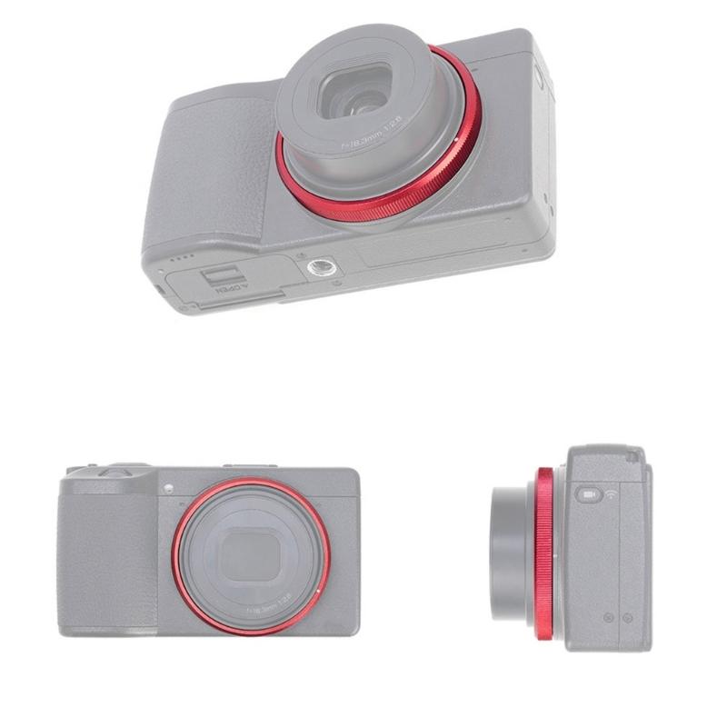 Precisions Fit Lens Rings Aluminum Lens Adapter Rings Easy To Install Lens Rings Camera Accessory for GR3X Series Camera