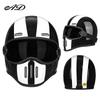 Best-selling fiberglass small helmet body retro helmet for motorcycle cruising, scooter, full-face helmet for men and women