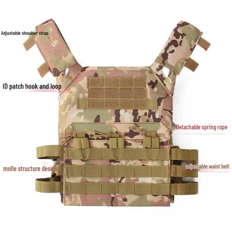 JPC Lightweight Tactical Vest - Multifunctional Outdoor Military Fan Gear