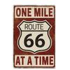 Vintage USA Route 66 Sign Metal Tin Plate Bar Pub Club Man Cave Wall Decoration Plaque Retro Poster Home Decor 30X20CM