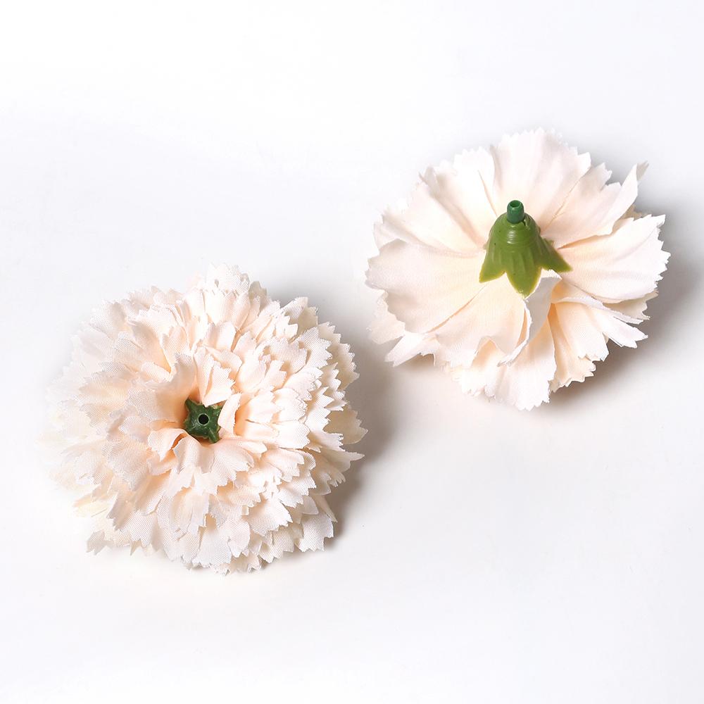 10Pcs Artificial Flowers Heads for Wedding Marriage Decoration DIY Garland Accessories Home Decor Fake Flower Crafts Wreath Gift