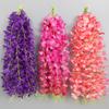 5/10/20Pcs 60cm Artificial Wisteria Hanging Flower Garland Silk Flower Vine for Wedding Party Home Garden Flower Wall Decor