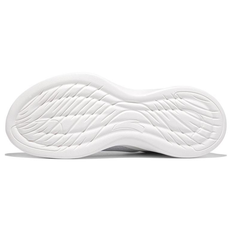 New Anta Hydrogen Run Anti Slip And Wear Resistant Breathable Low Top Running Shoes Women's White Gray 922335502-3