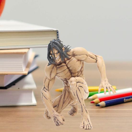 15cm Attack on Titan Action Figure Kneeling The Founding Titan PVC Model Miniature Figurine Ornament Collectible Muscle Eren-Jaeger Figure Anime
