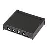 Cat.6A Patch Panel 4 Port LogiLink RJ45 Splitter 10GbE Shielded