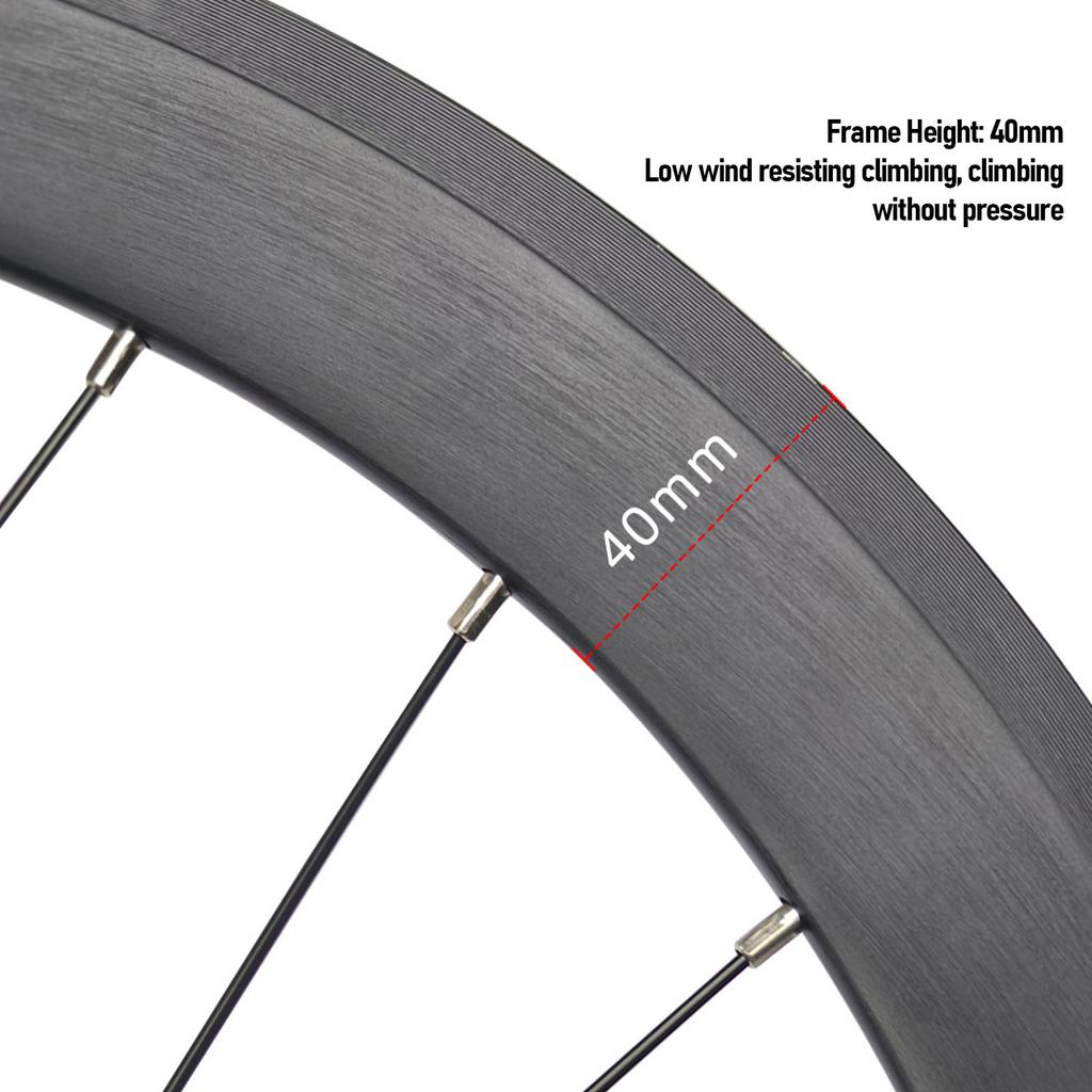 Folding Cycle Wheelset 20 Inch Front 2 Rear 4 Bearings Aluminium Alloy Cycle Wheels Assembly for Replacment
