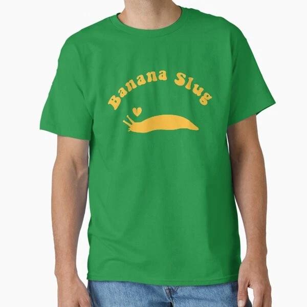Banana Slug Classic Tshirt Made In Usaaus Tshirt S2xl S