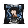 Qveen Herby Portrait Pillow Case Funny Pillow Cover Graphic Pillowcases For Living Room Bed Chair