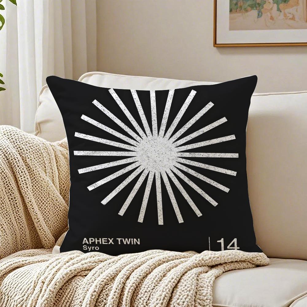 James Singer RRichard DDavid Cushion Cover Linen Pillowcase Soft  for Sofa Bed Home Room Decor