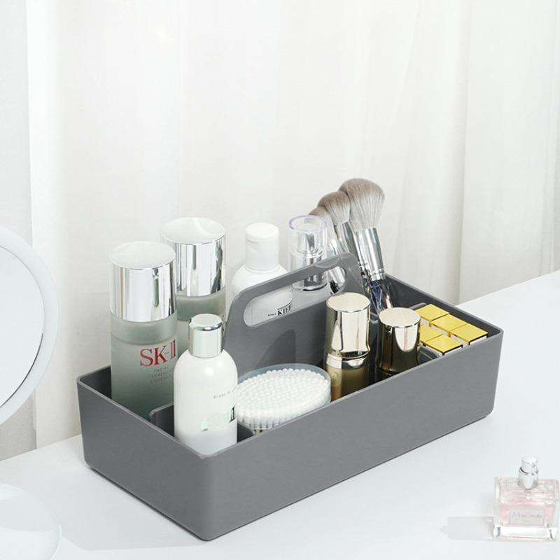 Multifunktionale Aufbewahrungsbox Schreibtischaufbewahrung Große Verdickte Tragbare Kosmetik-Aufbewahrungsbox Badezimmer Dekoration Zubehör