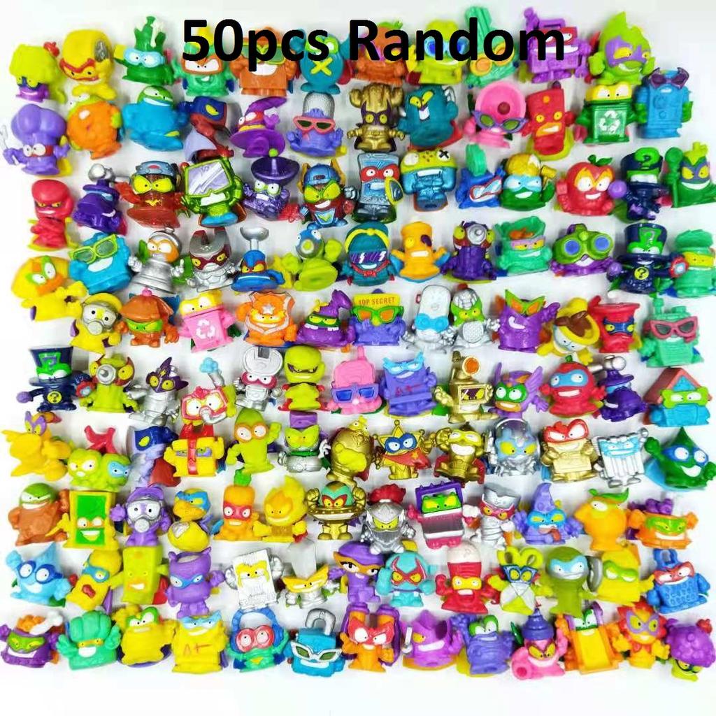 10/20/30/50pcs No Repeat Superthings Piratix Superzings Action Figures 2-4CM Super Zings Collection Toys Model for Kids Gift