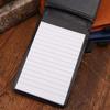 Diary Memo Pads Small Leather Cover A7 Notebook Business Memos Pocket Planner Mini Notepad