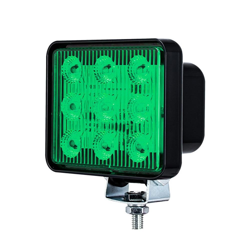 9 LED 5W Spot Work Light 12V 24V Flashing Car LED Spotlight Square Auto Truck Off Road Mini Ledbar atv Offroad Accessories 4x4