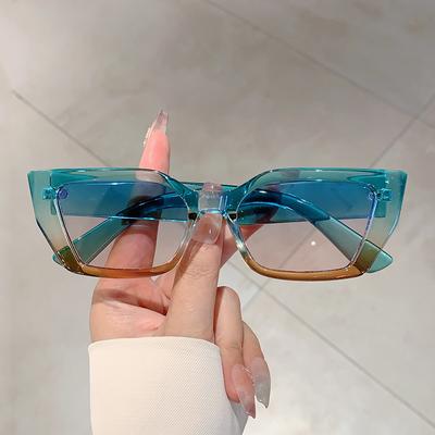 KAMMPT Chic Cat Eye Trends Shades Multi Color Women's Brand Sunglasses Fashion Style Leopard Beach Sun Glasses for Ladies