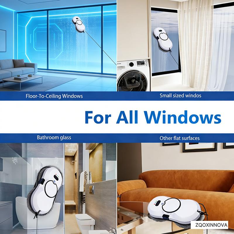 UPS System Robot Window Cleaner Vacuum Smart Home Appliance Auto Clean Glass Windows Washer Window Washing Electric Floor Mops