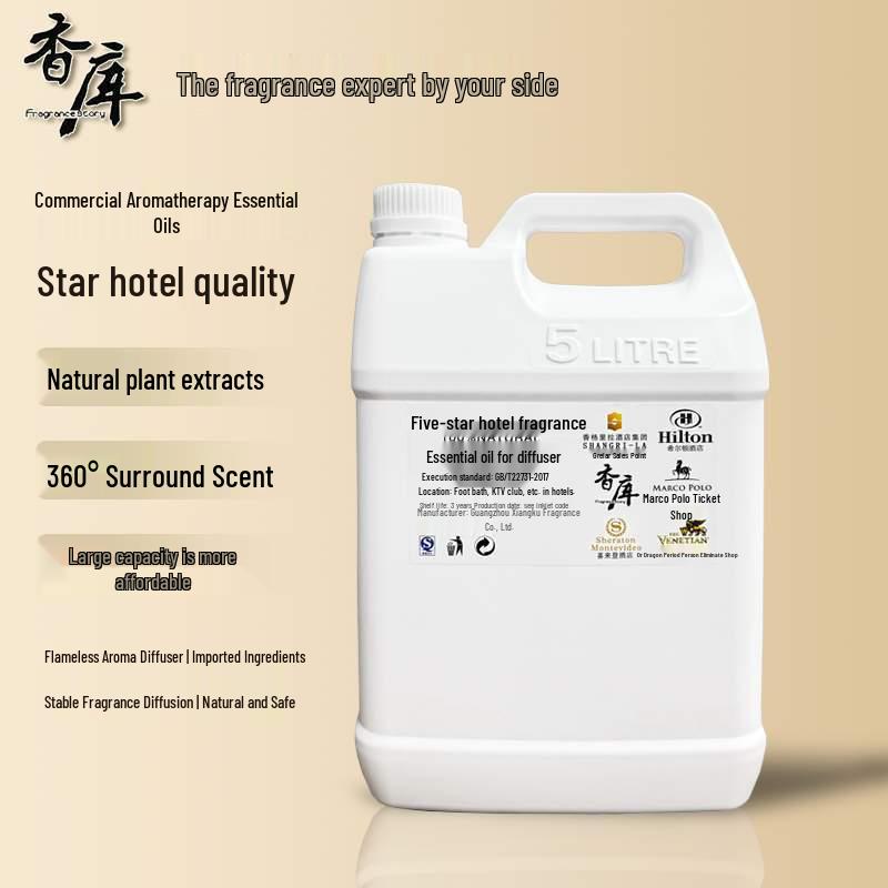 Aroma Essential Oil Diffuser: Commercial Fragrance Machine with 5L Refill for Hotels and Clubs