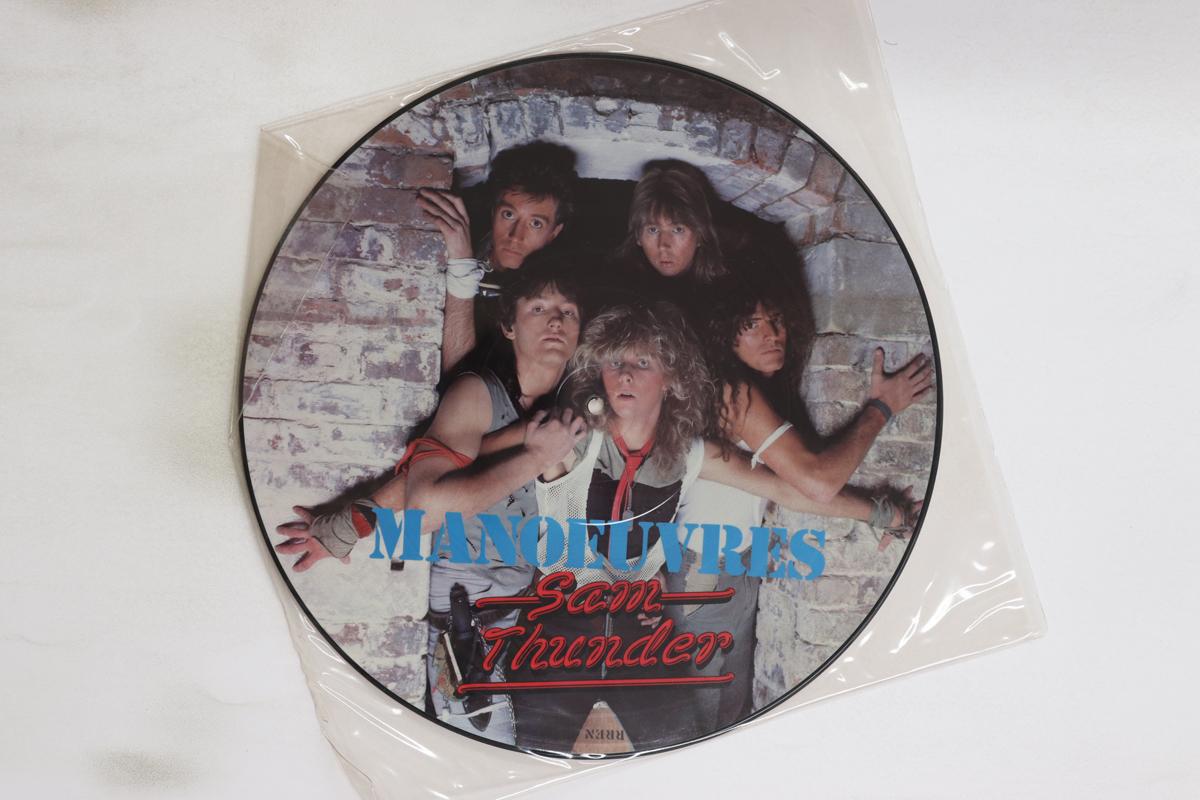 

LP Record SAM THUNDER - Manoeuvres BULP5 BULLET 1984 UK Rock Used