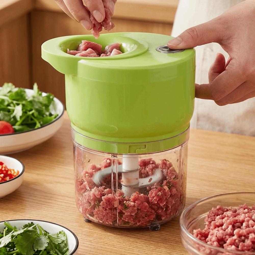 Detachable Food Processor Wireless Vegetable Grinder Easy Clean Mini Meat Grinder  Apartments