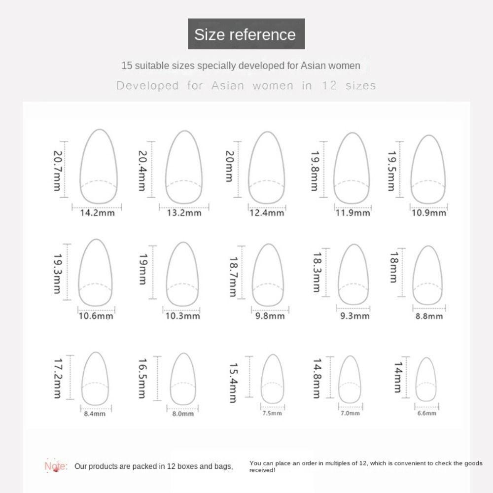 Manicure Long Almond False Nails French Simple Press On Nails Detachable Sweet Pink Bow Nail Tips DIY