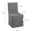 Plain Taupe Essential Chair Cover