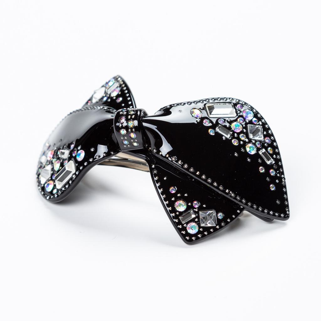 High Quality Acetate Bowknot Rhinestone Hair Barrettes for Girls Headwear Hair Accessories Gift For Girlfriend and Mum