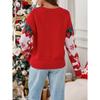 Autumn Winter New Christmas Jacquard Round Neck Long Sleeve Pullover Sweater Casual Loose Knit Top For Women Europe America