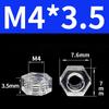 10/50pcs Acrylic Transparent Hexagon Nut M2.5 M3 M4 M5 M6 Clear Nylon Plastic Metric Hex Nuts Hardware