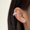 Sparkling Zirconia Diamond Ear Clip for Women - No Piercing, Trendy Hip Hop Street Design