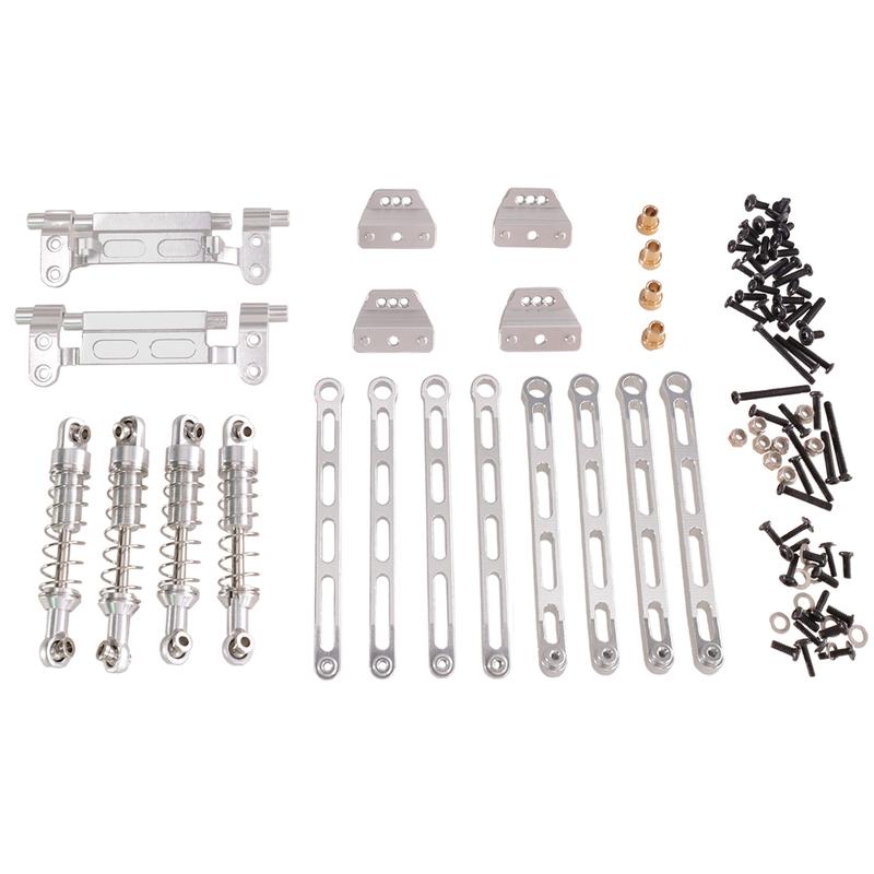 Suitable for MN model 1/12 MN168 MN78 RC Car metal upgrade external spring shock absorber fixed rod parts accessories