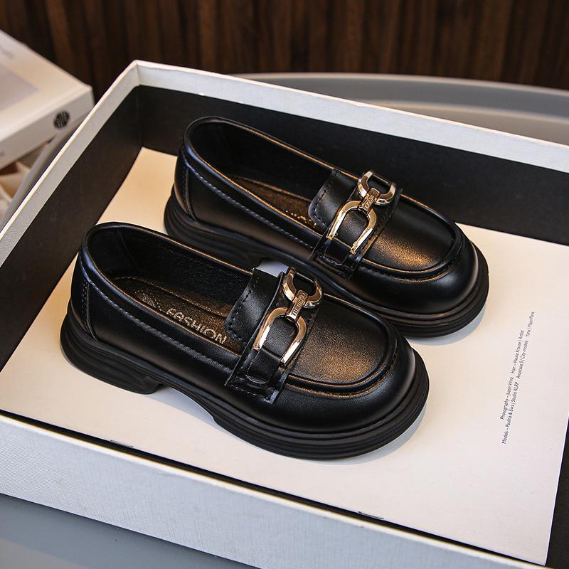 Girls' Spring 2026 British-Style Leather Shoes - Versatile, Soft Sole, Casual Korean Fashion