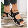 Elegant Women Genuine Leather Sandals Women's Sport Style Lightweight Plus Size Slippers Women Sandals Plus Size