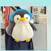 Plüsch-Pinguin-Rucksack für Mädchen mit atmungsaktiven Schultergurten und verstellbarer Passform
