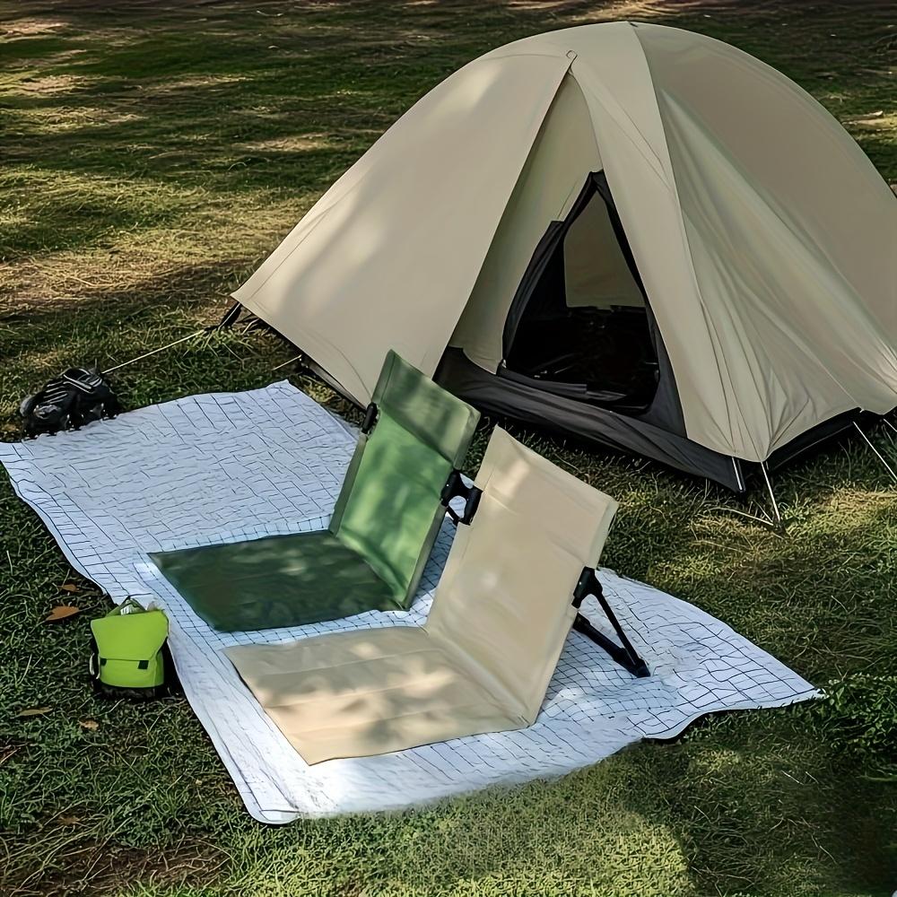 1pc Ultra Portable Folding Chair for Outdoor Use, Oxford Fabric and Aluminum Frame, Suitable for Summer Camping, Park Picnic, Yard, Seaside Scenarios