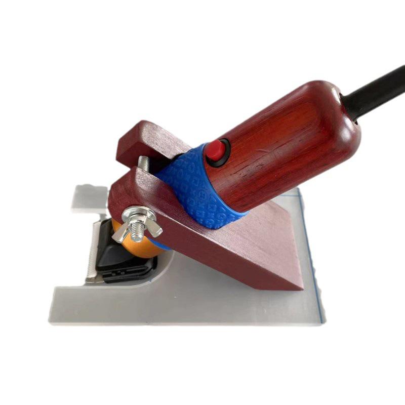 Elektrische Teppichschneiderhalterung, solide Scherführung aus Acryl für DIY-Schnitzteppich-Tufting, Home-Office-Pflegewerkzeuge, Zubehör