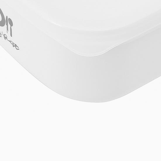 Cutie bento stivuabilă cu gură largă PP dreptunghi cutie pătrată pentru alimente