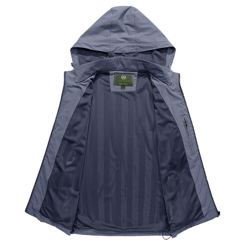 Jacket Men's Spring and Autumn Thin Outdoor Men's Waterproof Windproof Men's Jacket Mountaineering Suit Top