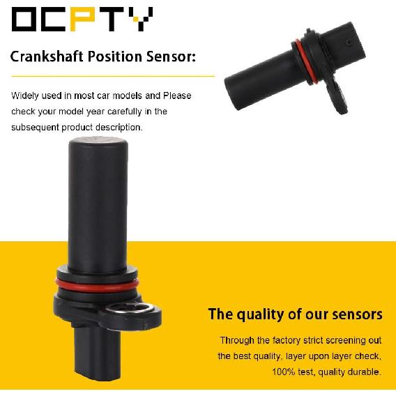 OCPTY Crankshaft Position Sensor 5033307AA Fit for 2008-2014 for Dodge Avenger, 2007-2012 for Dodge Caliber, 2009-2016 for Dodge Journey, 2007-2016