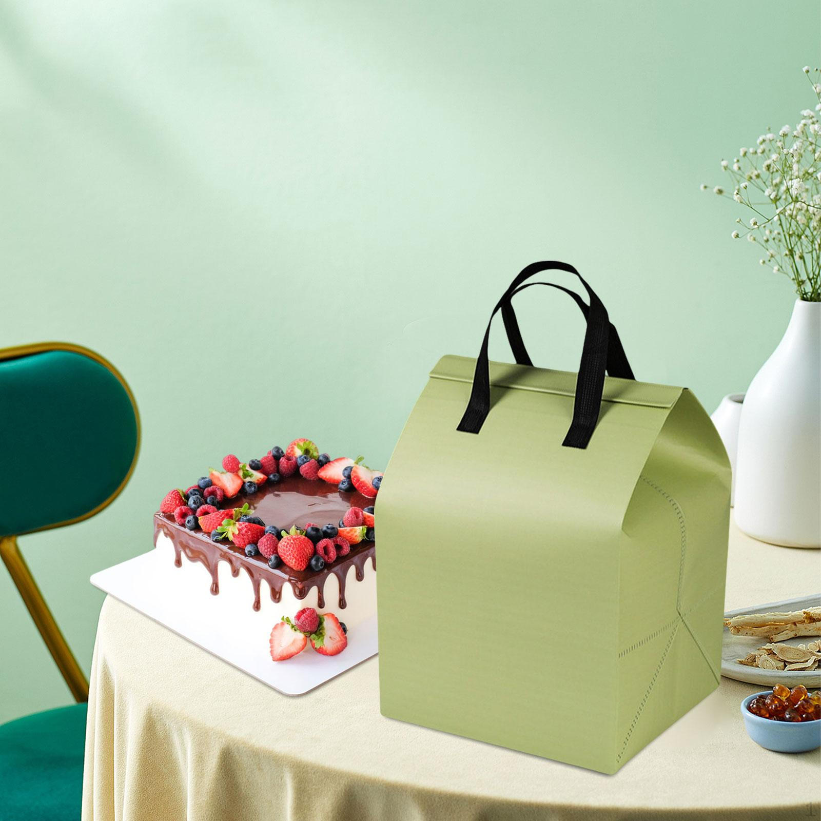 

Изолированная сумка на вынос, одноразовая изоляция для обеда и холодных блюд зелёный