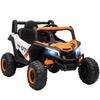 12V Electric Ride-On Car for Kids UTV with 2 Motors, Remote Control, Speed ??up To 7 Km/h, Suspension System, Orange