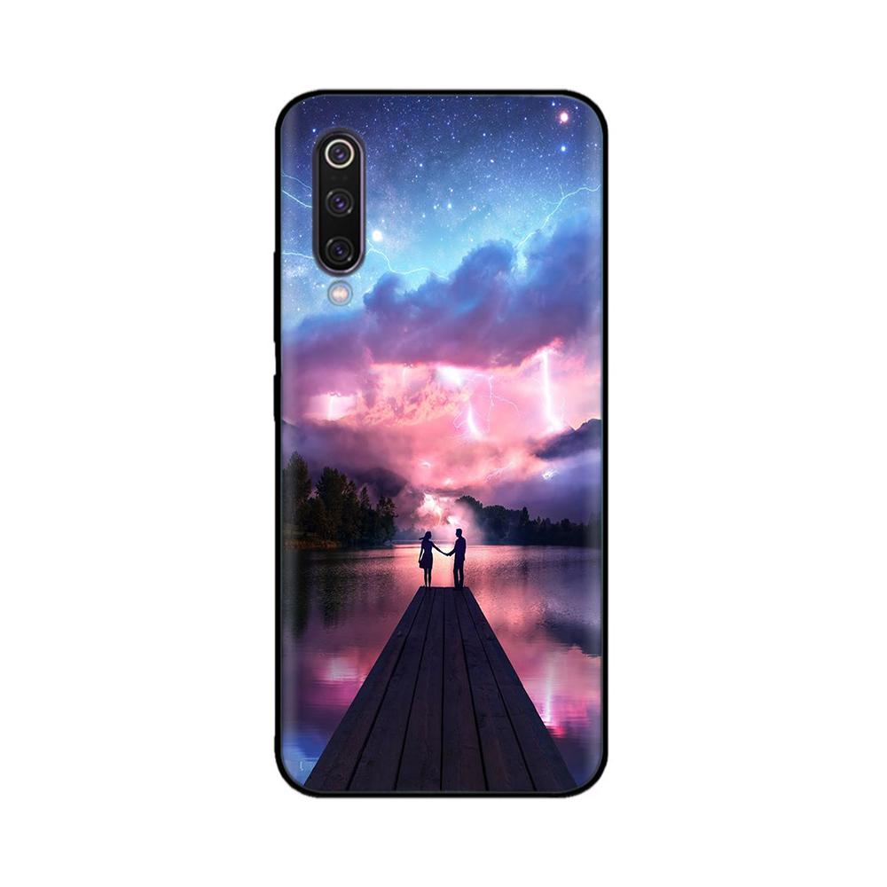 Para Xiaomi Mi 9 Lite Funda Cubierta Trasera de Silicona Suave Fundas para Teléfono Para Xiaomi Mi 9 mi9 Funda Coque para Xiaomi Mi 9 SE Fundas Parachoques de TPU
